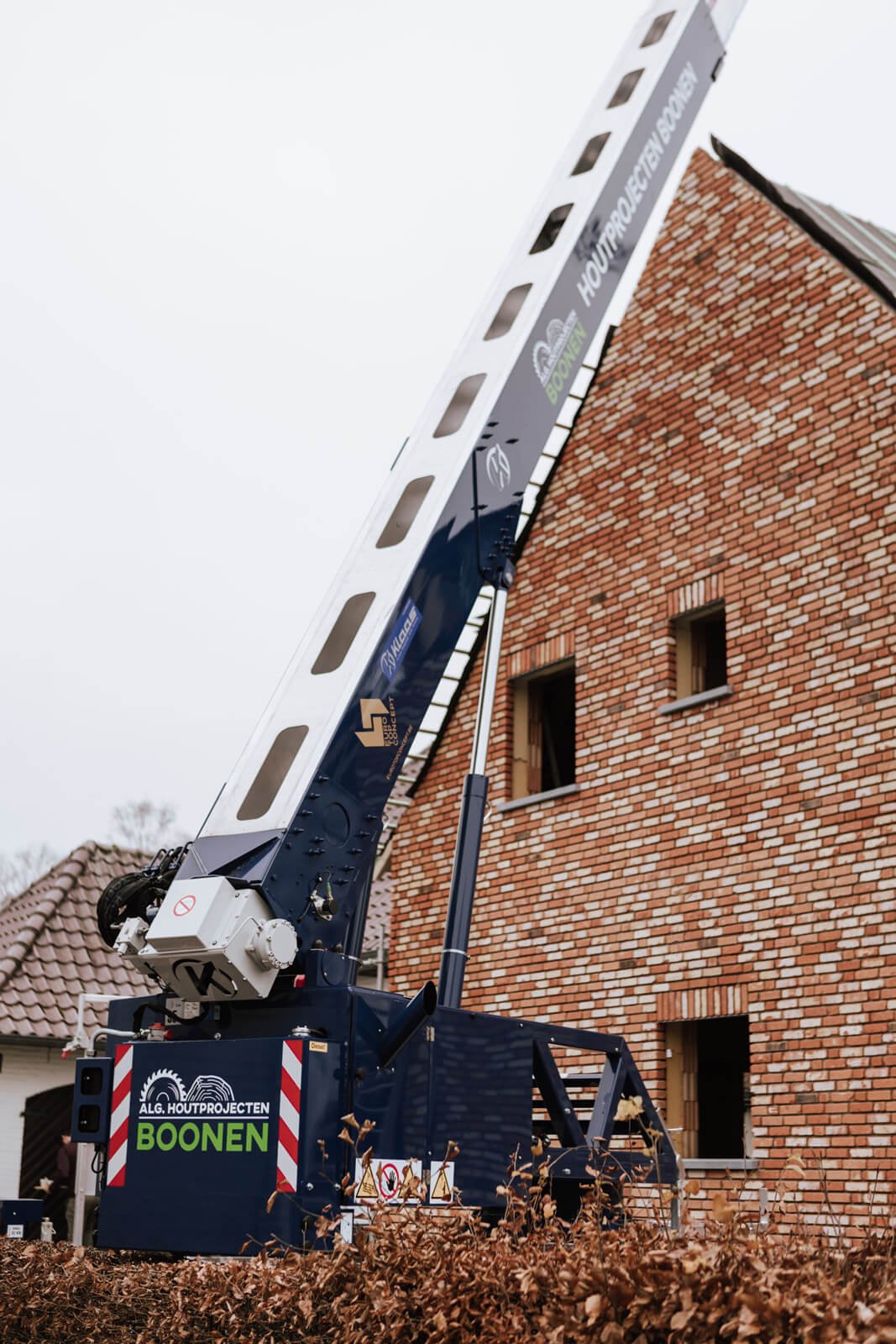 Moderne eiken keuken op maat
